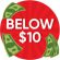 Below $10